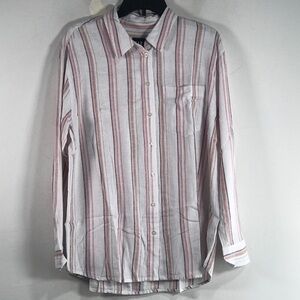 GAP Long Sleeve Button Up Striped Shirt, Women's Size M - Multicolor